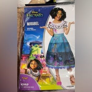 children’s encanto costume, size child medium (8-10)